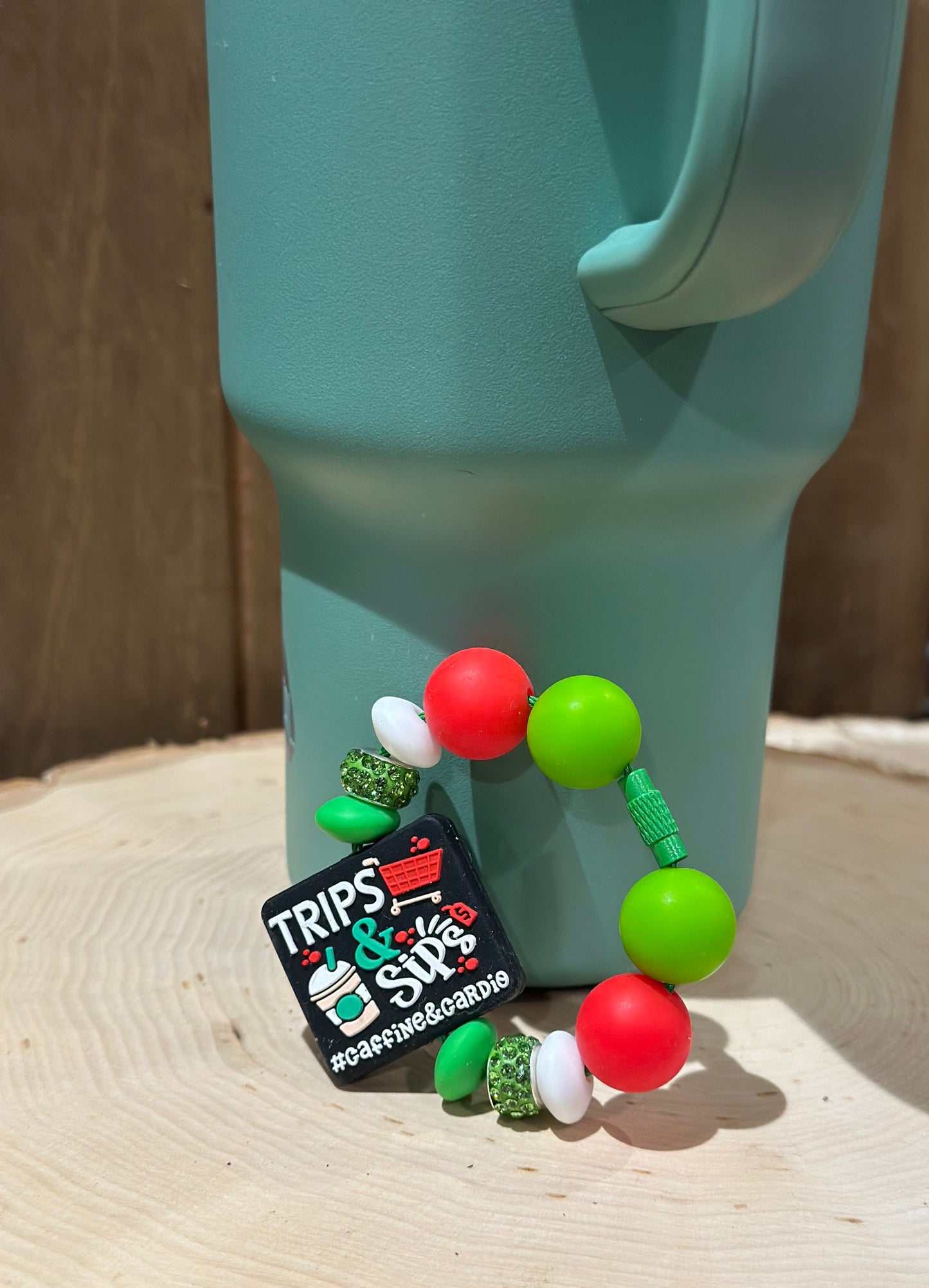 Drink Cup Charm Trips & Sips