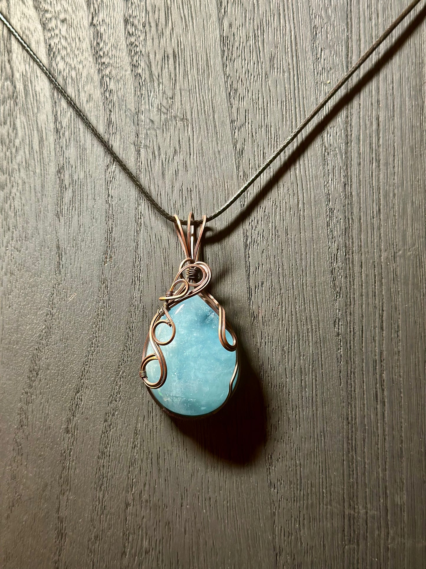 Aquamarine pendant
