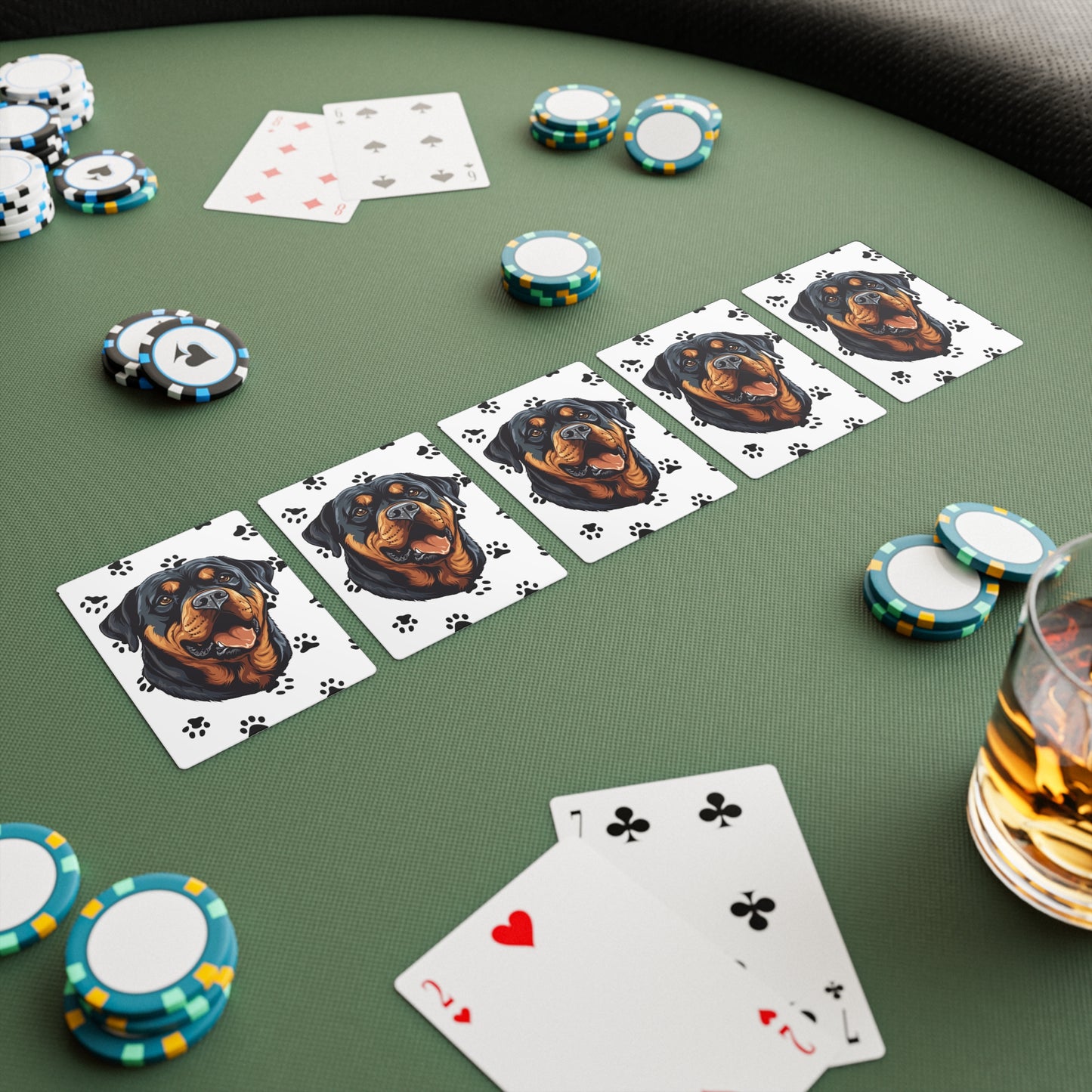 Rottweiler Poker Cards