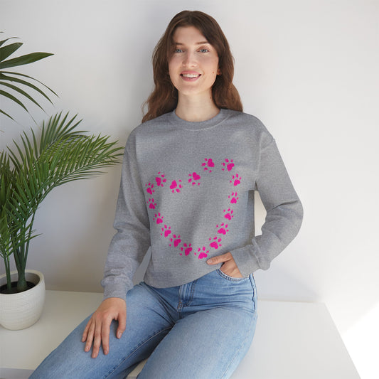 Paw Heart Crewneck Sweatshirt