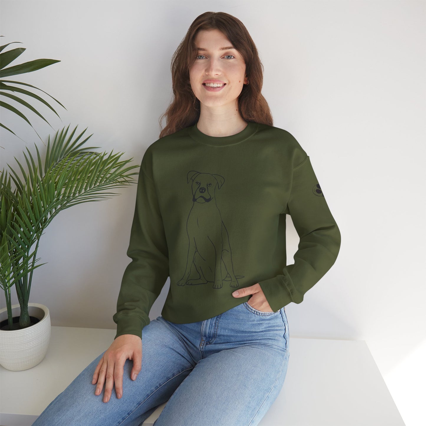 Boxer Crewneck Sweatshirt
