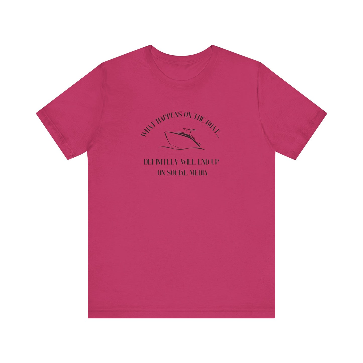 What happens on the boat pontoon shirt