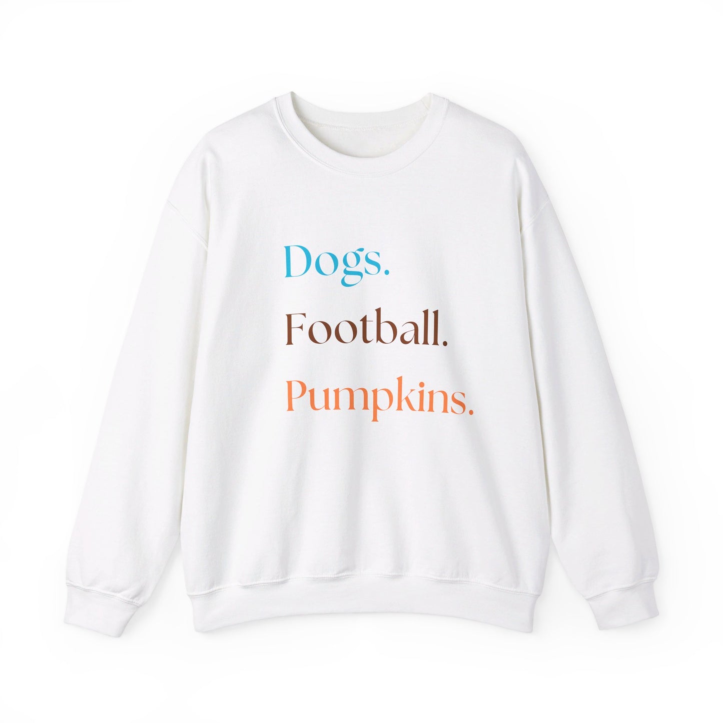 Dogs. Football. Pumpkins.