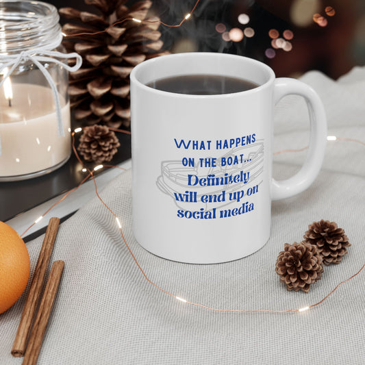 What happens on the boat mug
