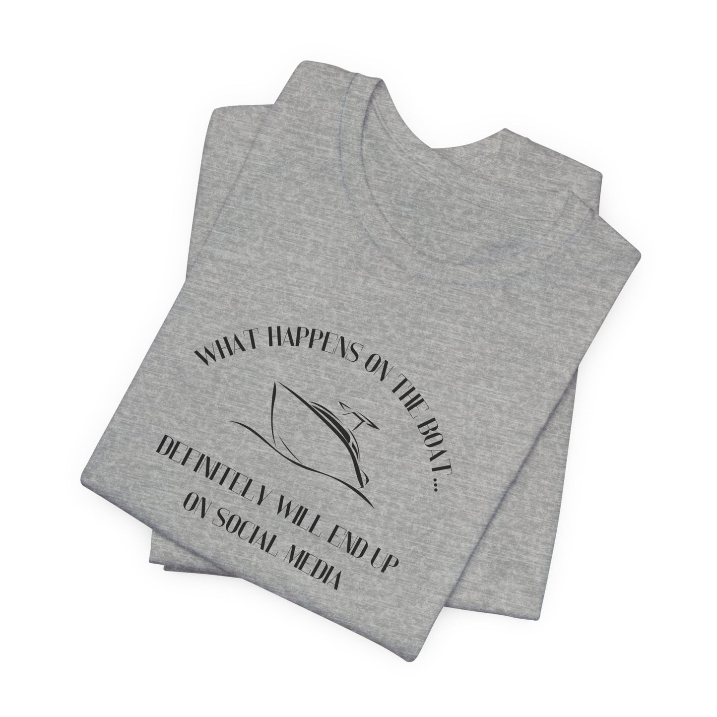 What happens on the boat pontoon shirt