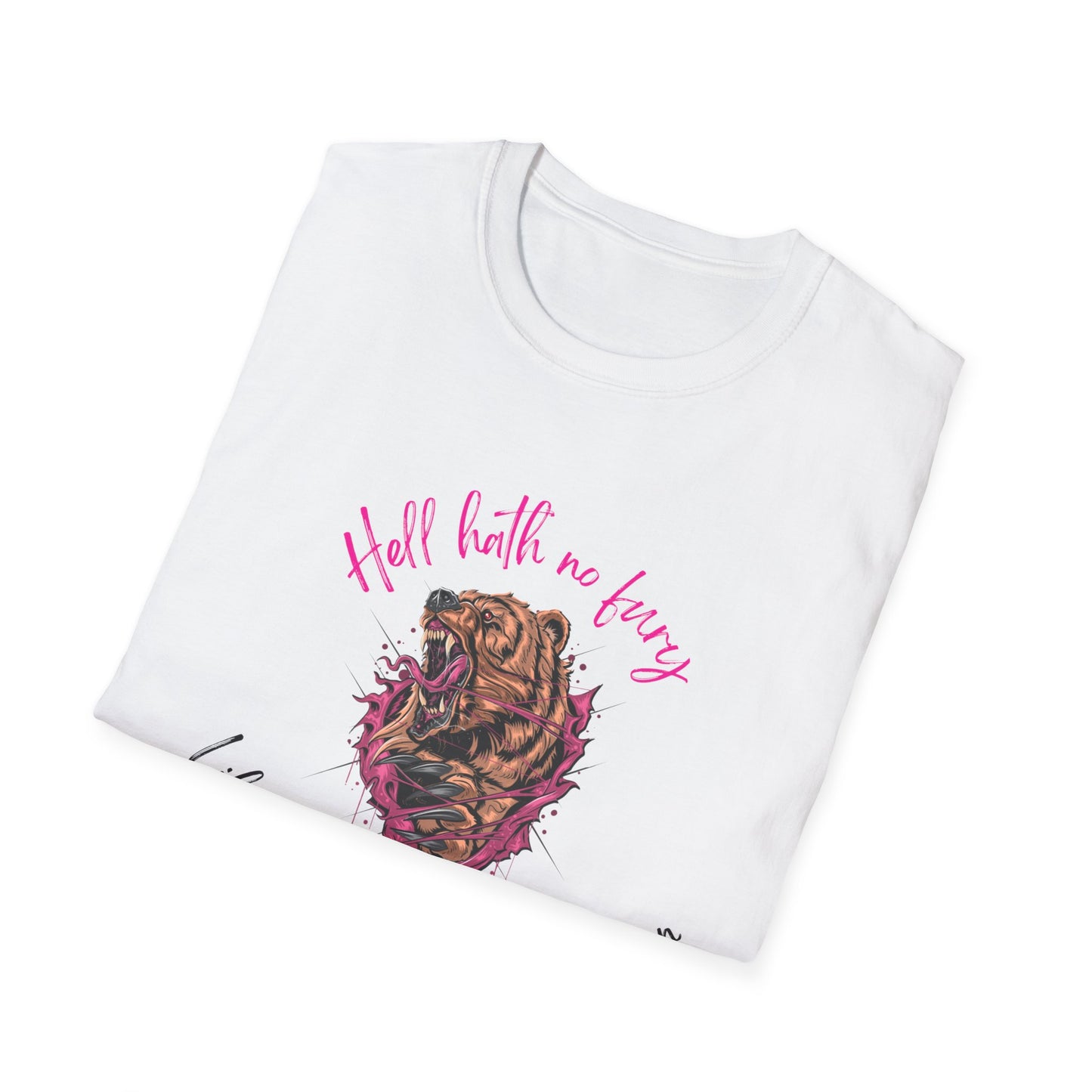 Hell hath no fury mama bear Softstyle T-Shirt