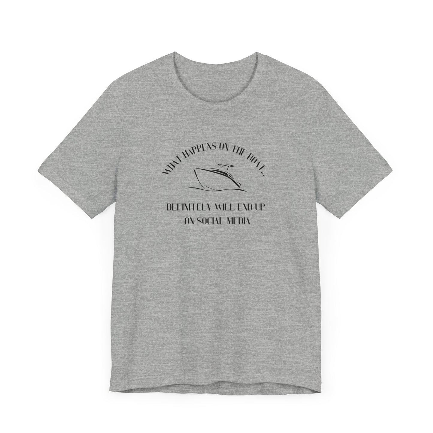 What happens on the boat pontoon shirt