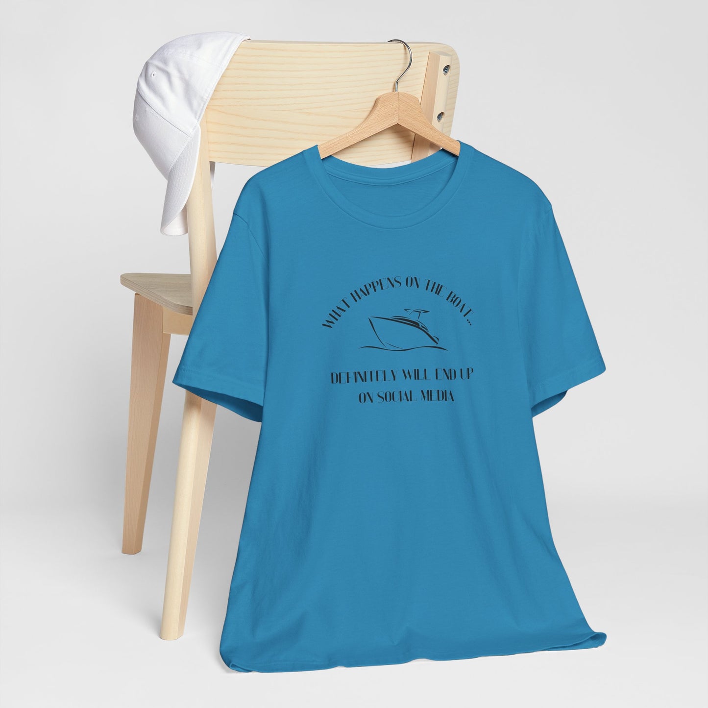 What happens on the boat pontoon shirt