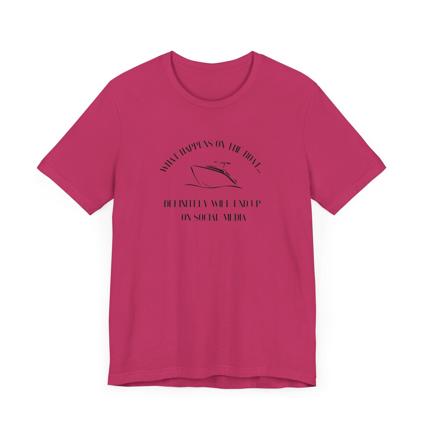 What happens on the boat pontoon shirt