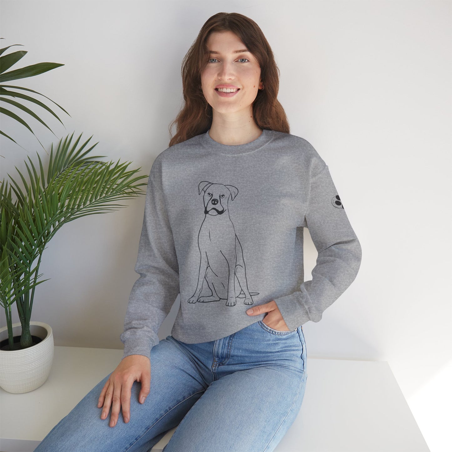 Boxer Crewneck Sweatshirt