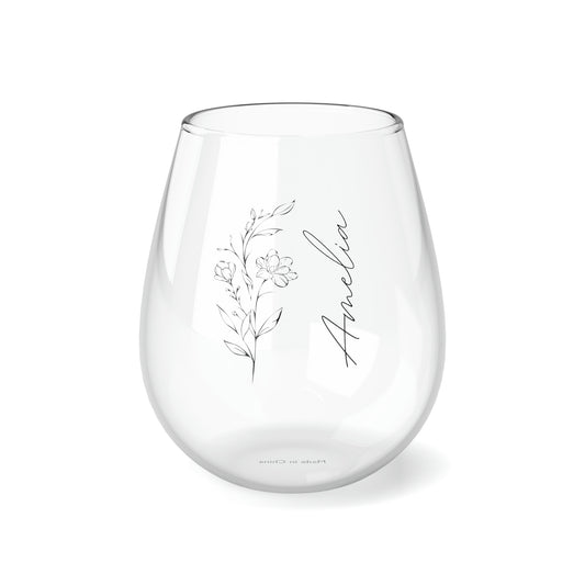 Personalized Stemless Wine Glass, 11.75oz