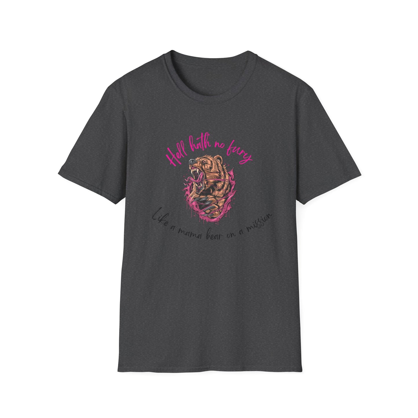 Hell hath no fury mama bear Softstyle T-Shirt