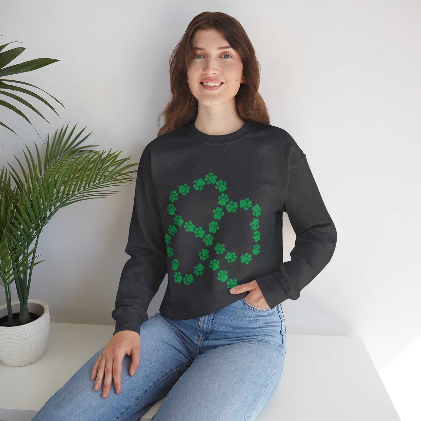 Paw Shamrock Crewneck Sweatshirt