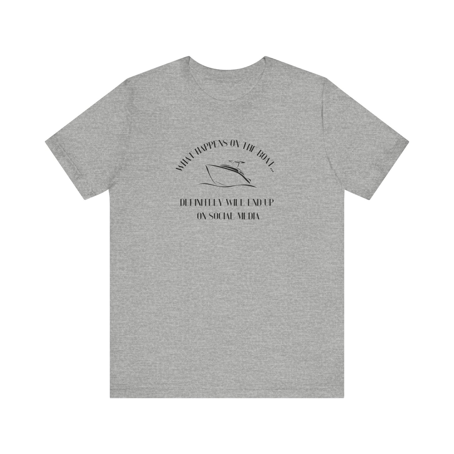 What happens on the boat pontoon shirt