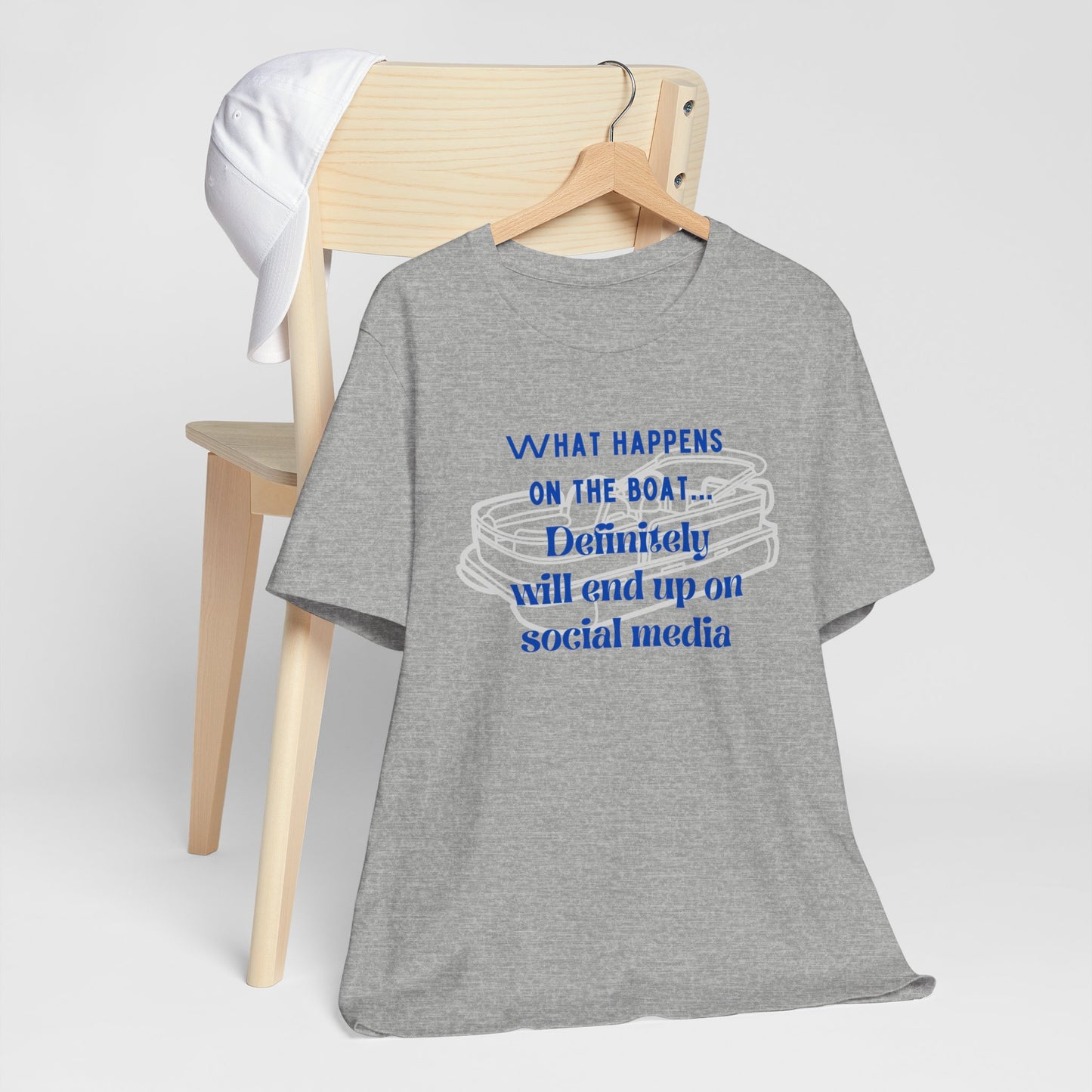 What happens on the boat pontoon tshirt