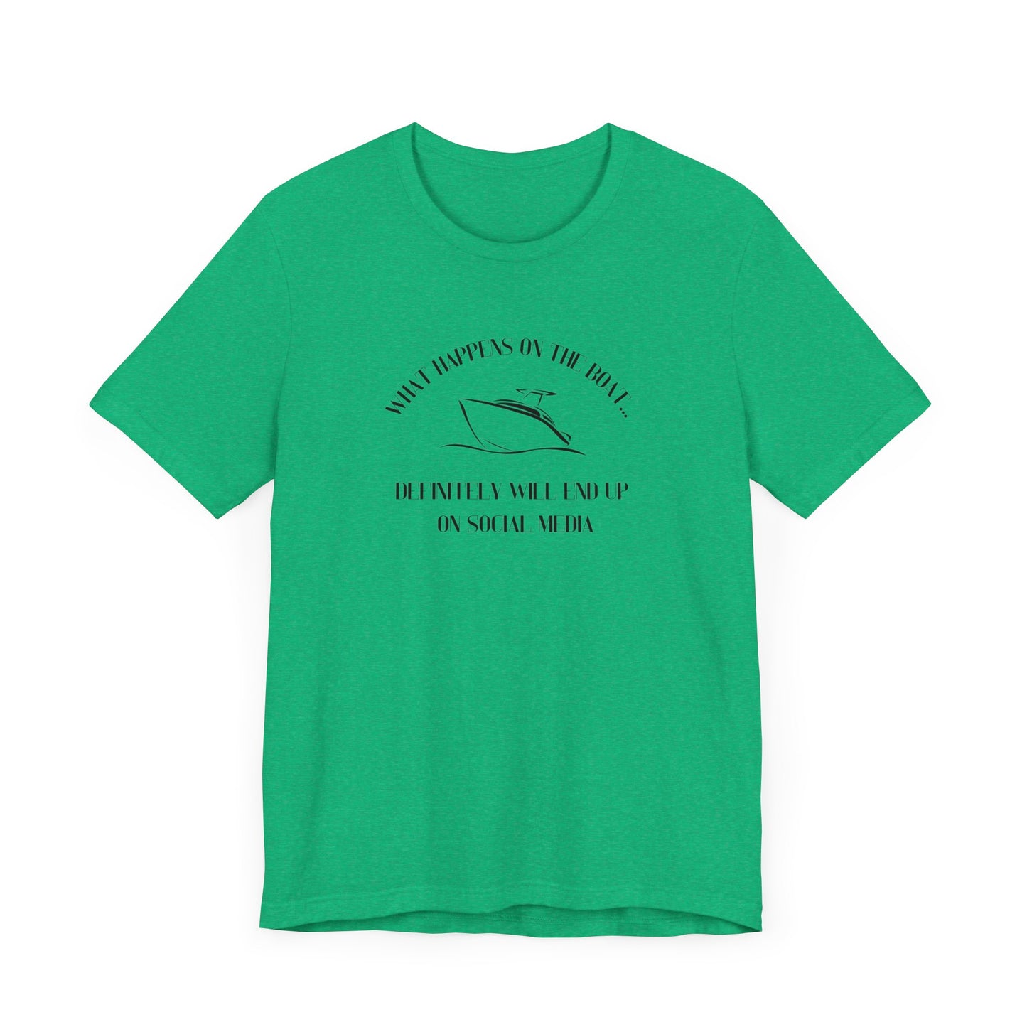What happens on the boat pontoon shirt