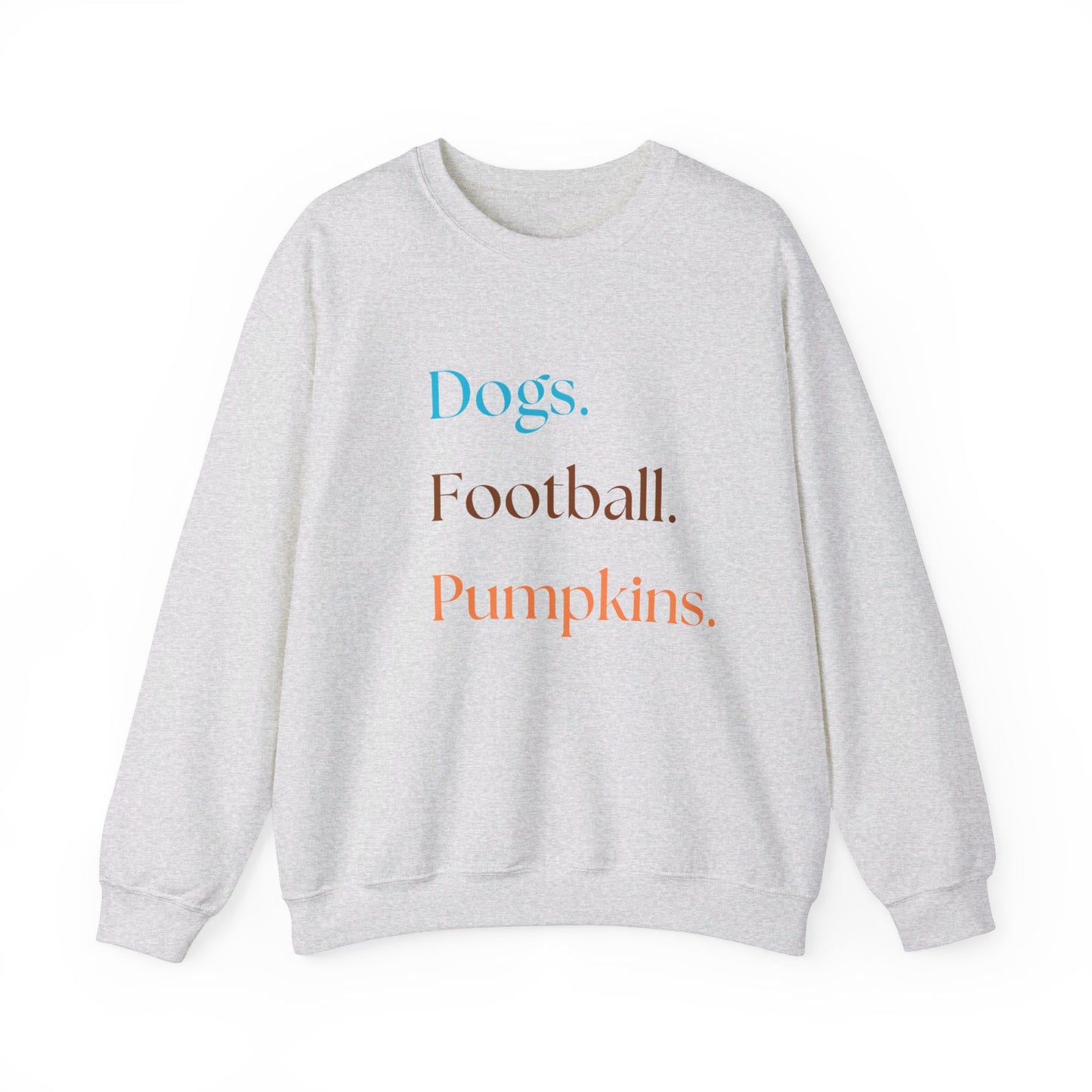 Dogs. Football. Pumpkins.