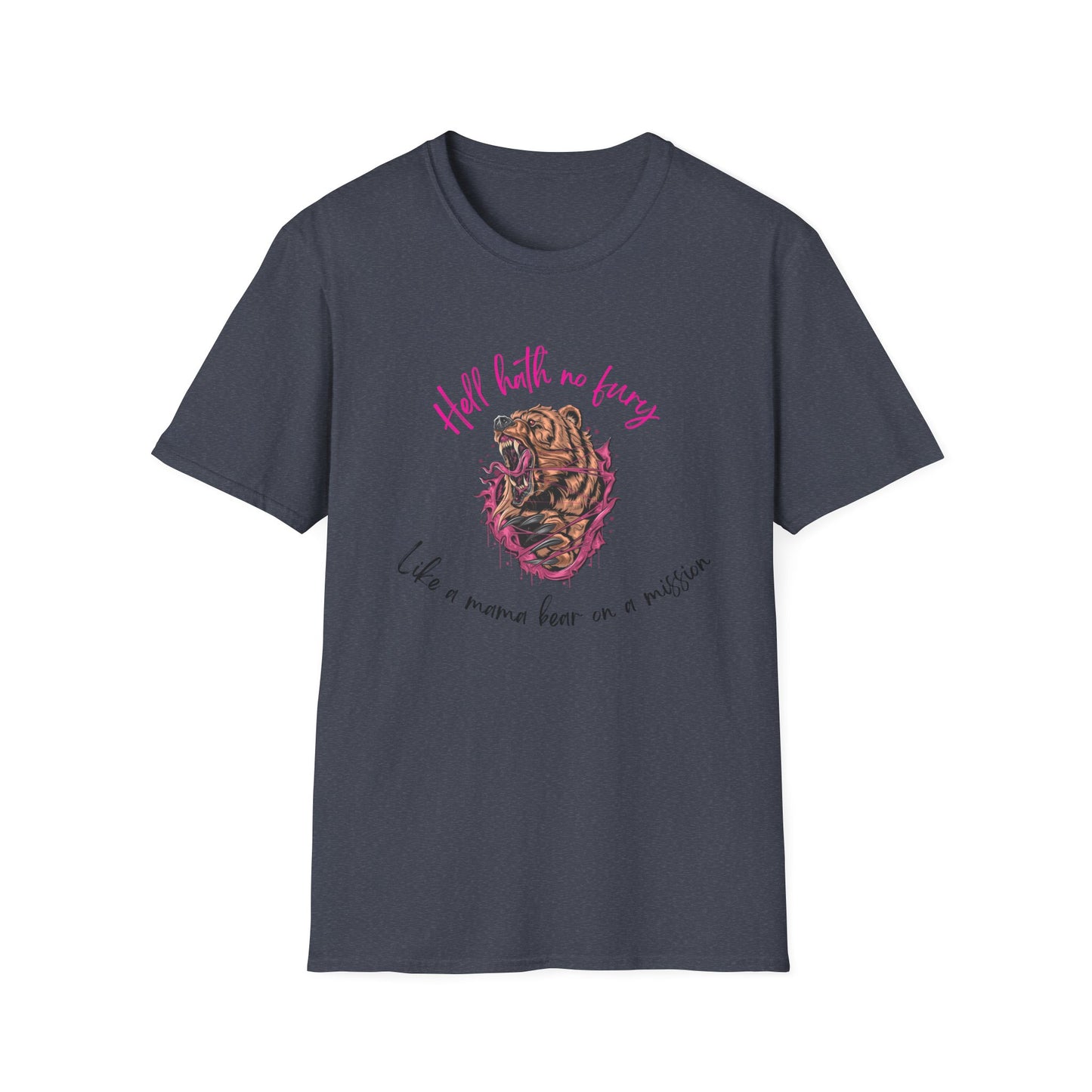Hell hath no fury mama bear Softstyle T-Shirt