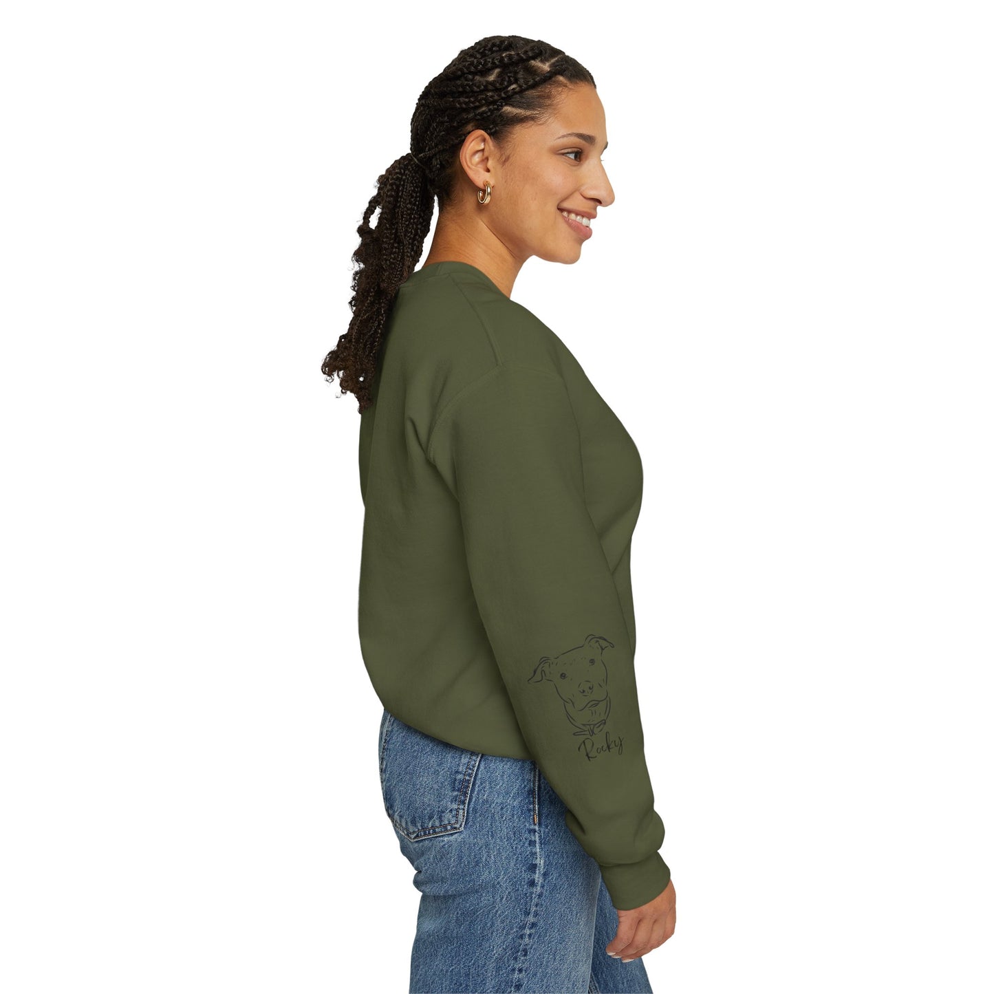 Pit Bull personalized Crewneck Sweatshirt
