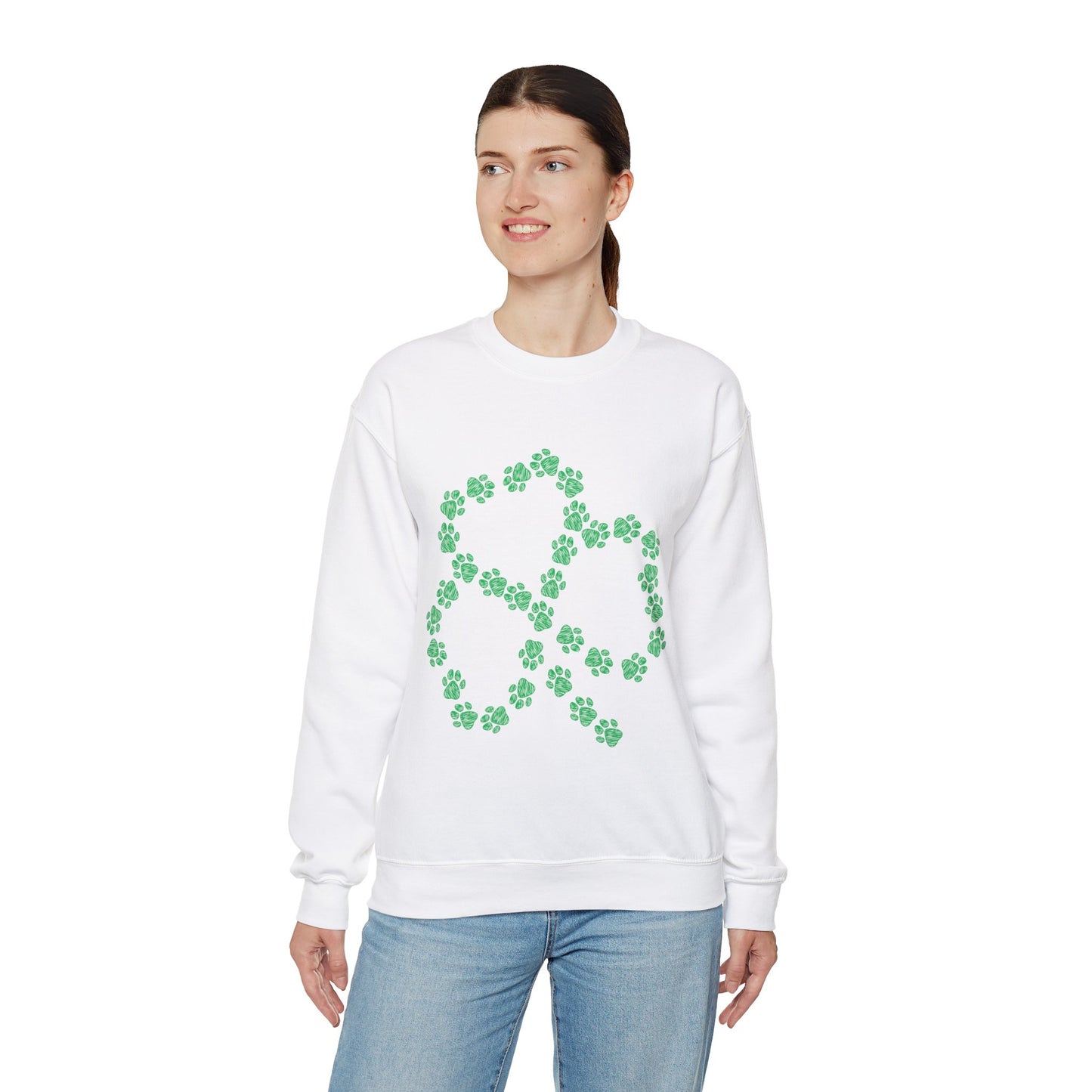 Paw Shamrock Crewneck Sweatshirt