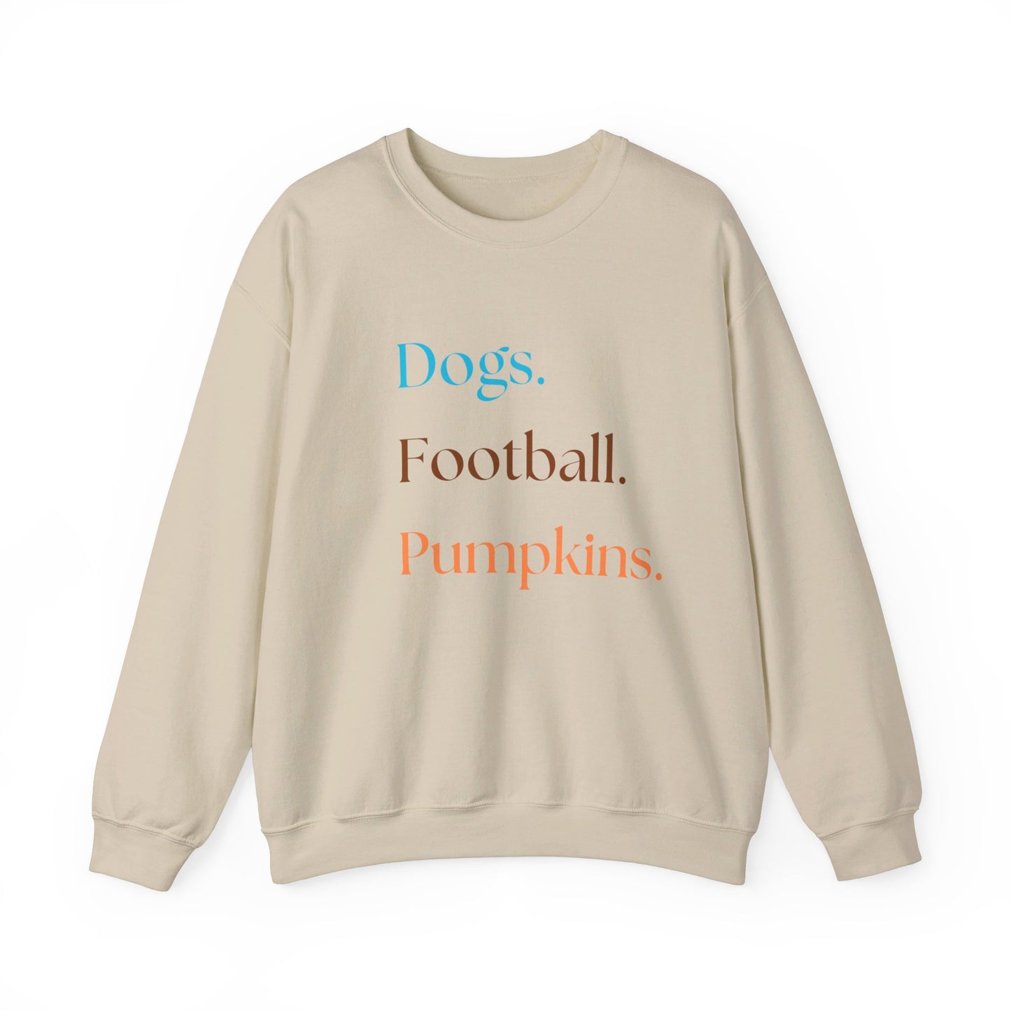 Dogs. Football. Pumpkins.