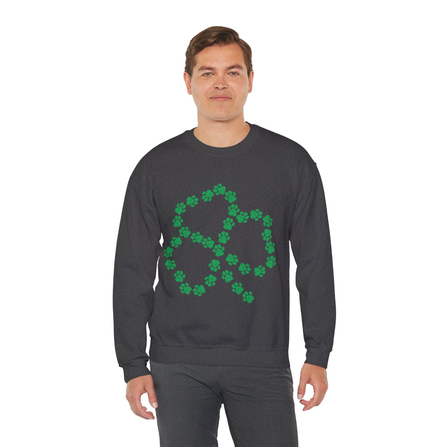 Paw Shamrock Crewneck Sweatshirt
