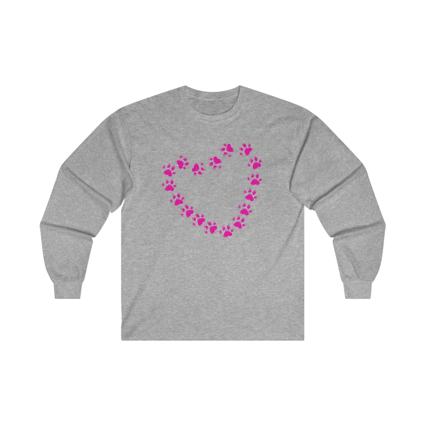 Paw Heart Long Sleeve Tee