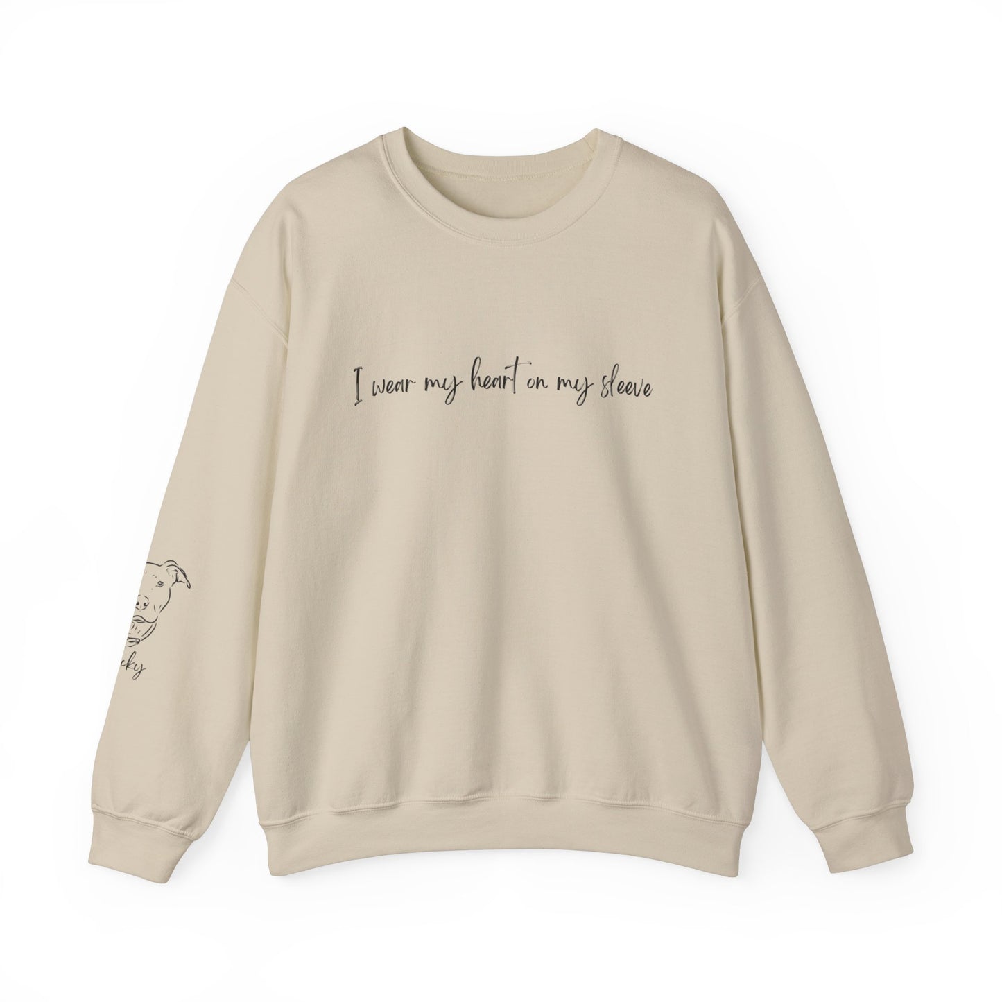 Pit Bull personalized Crewneck Sweatshirt