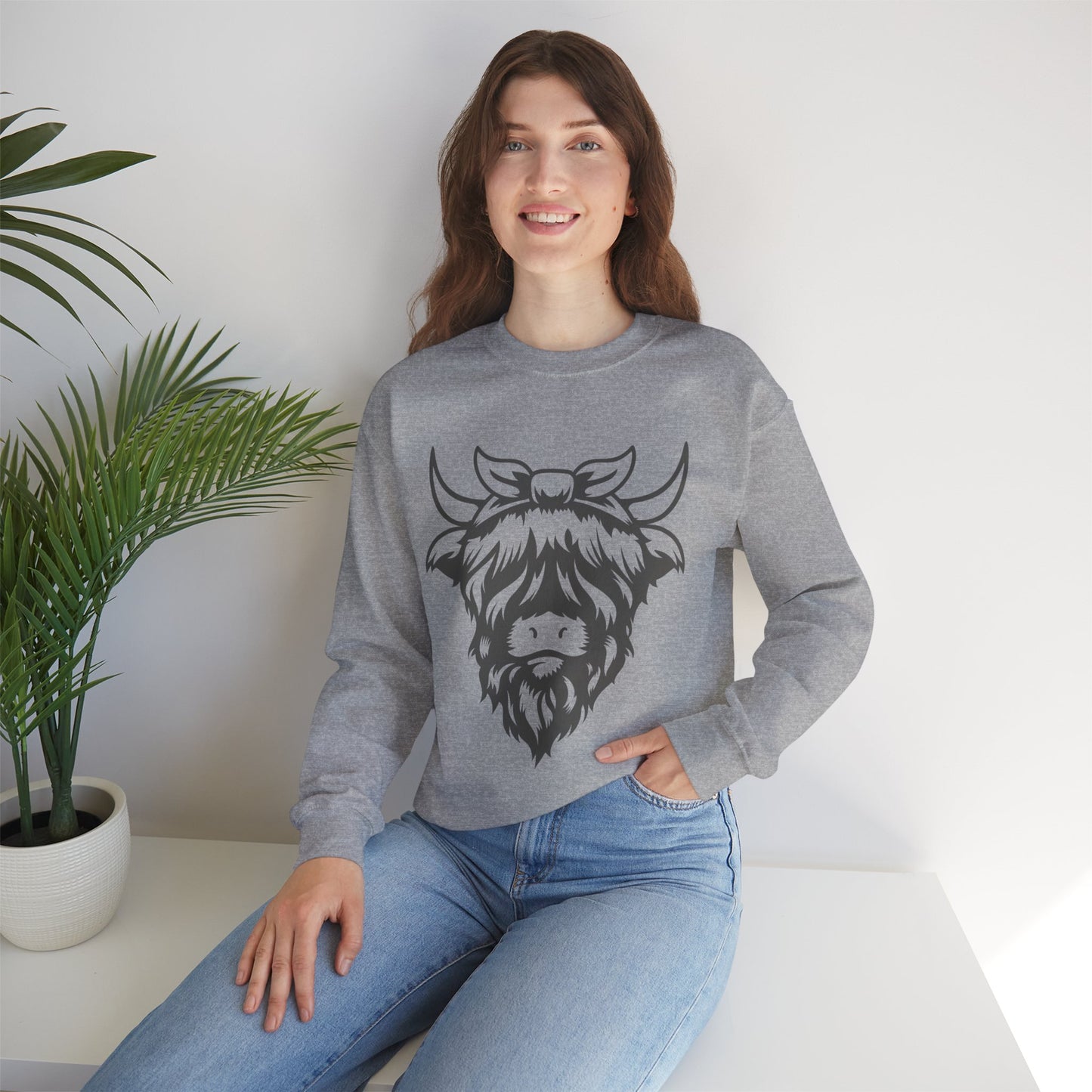 Highland Cow Crewneck