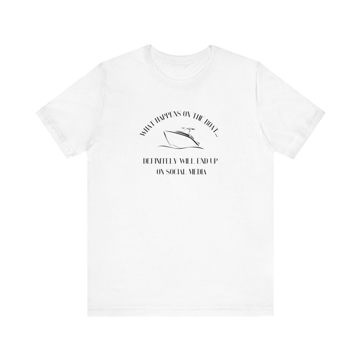 What happens on the boat pontoon shirt