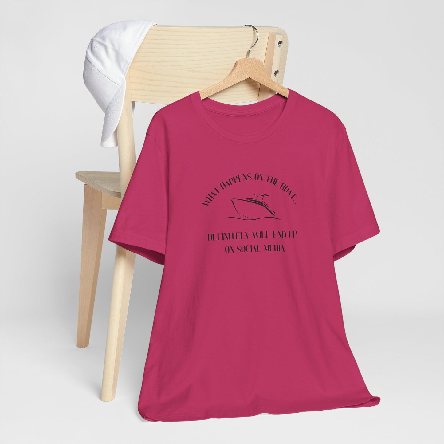 What happens on the boat pontoon shirt