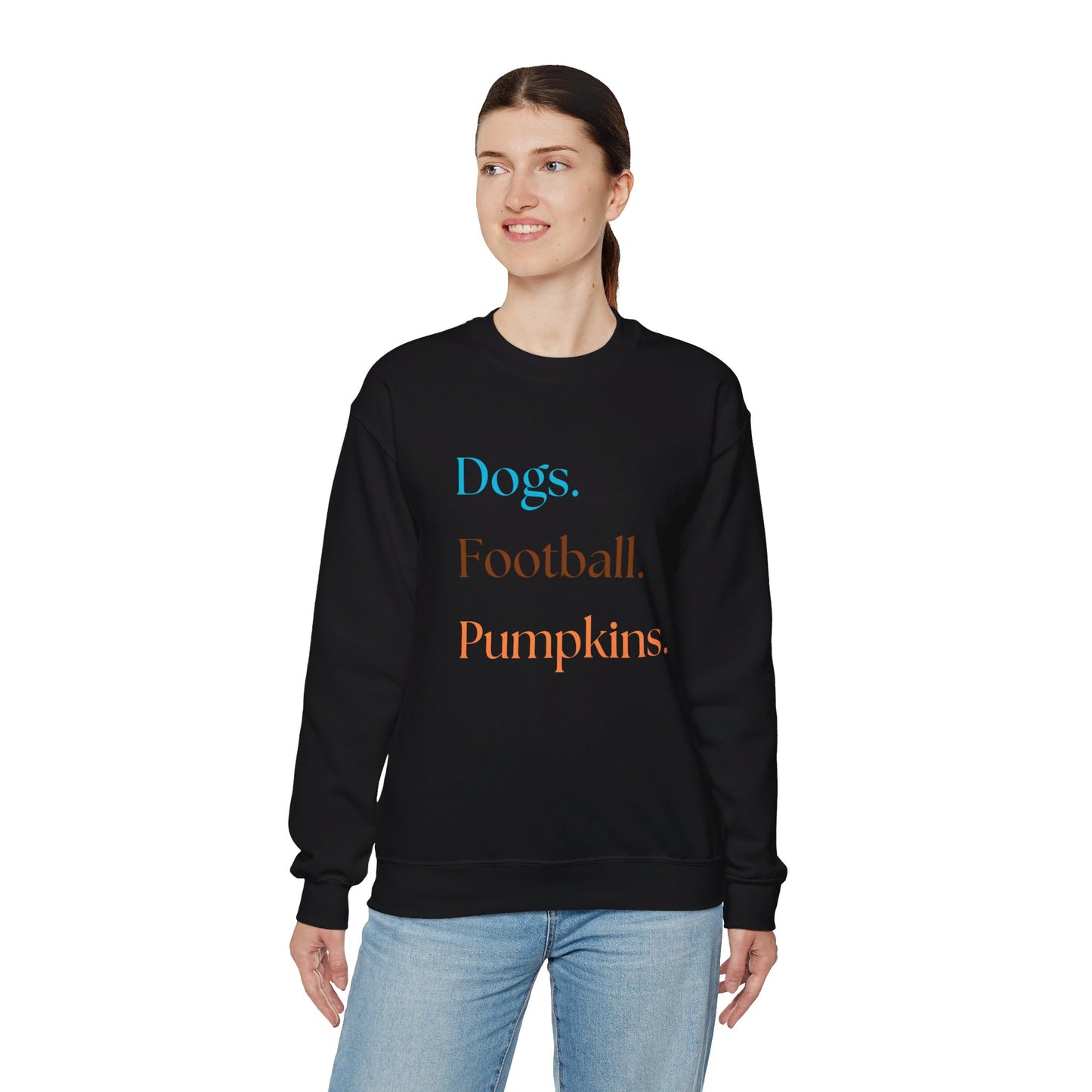 Dogs. Football. Pumpkins.