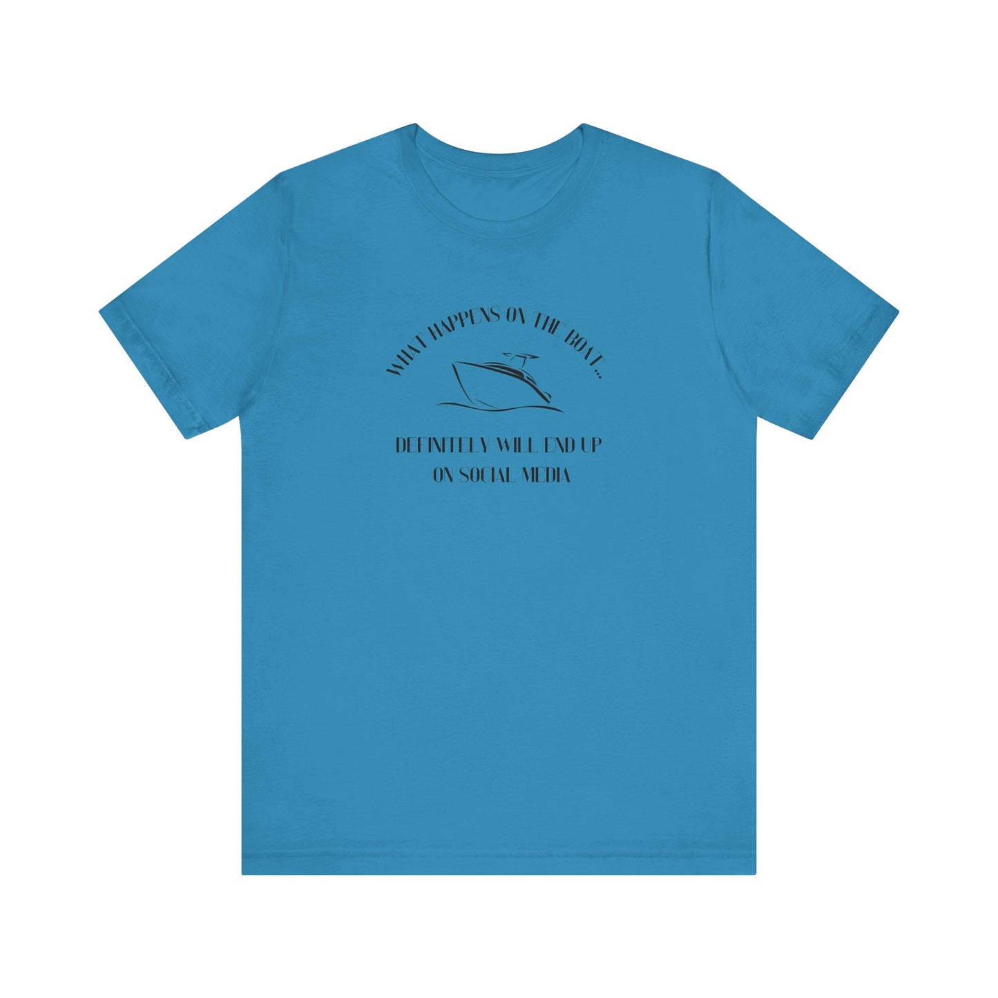 What happens on the boat pontoon shirt