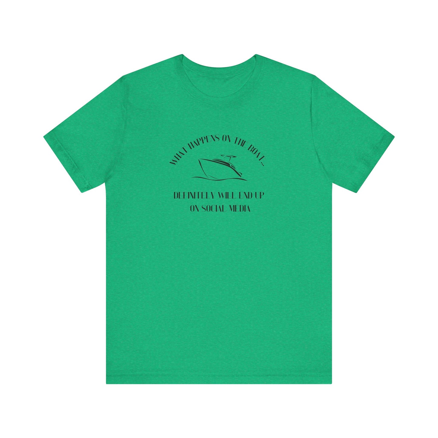 What happens on the boat pontoon shirt