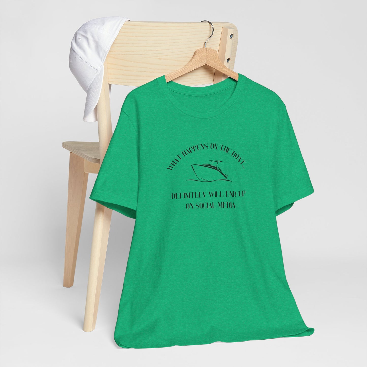 What happens on the boat pontoon shirt