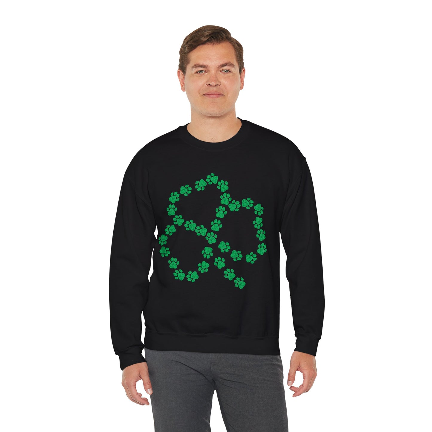 Paw Shamrock Crewneck Sweatshirt