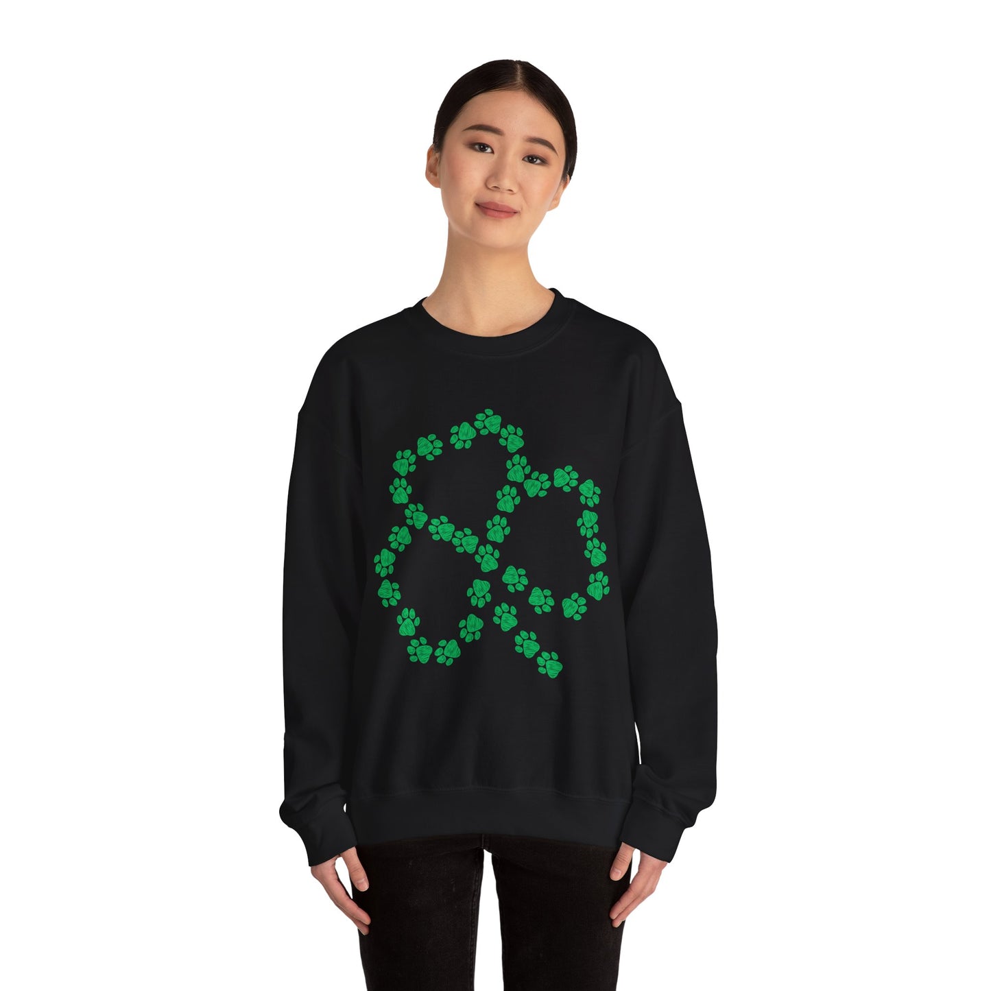 Paw Shamrock Crewneck Sweatshirt