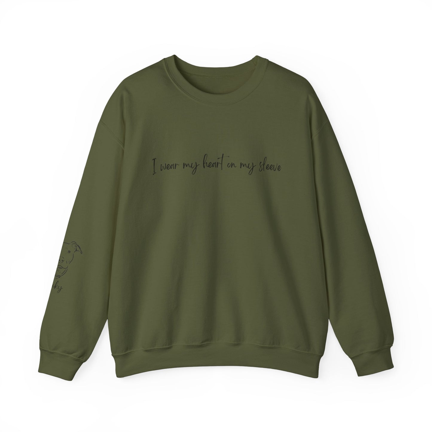 Pit Bull personalized Crewneck Sweatshirt
