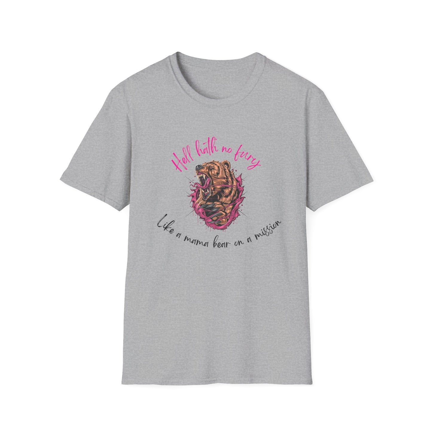 Hell hath no fury mama bear Softstyle T-Shirt