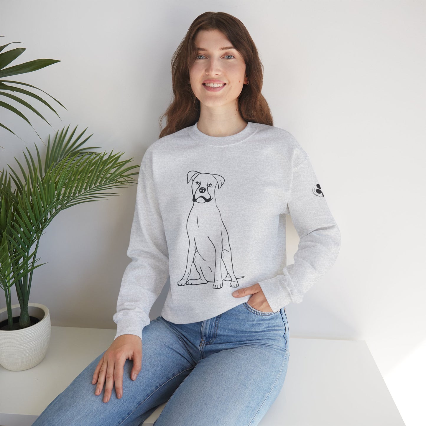 Boxer Crewneck Sweatshirt