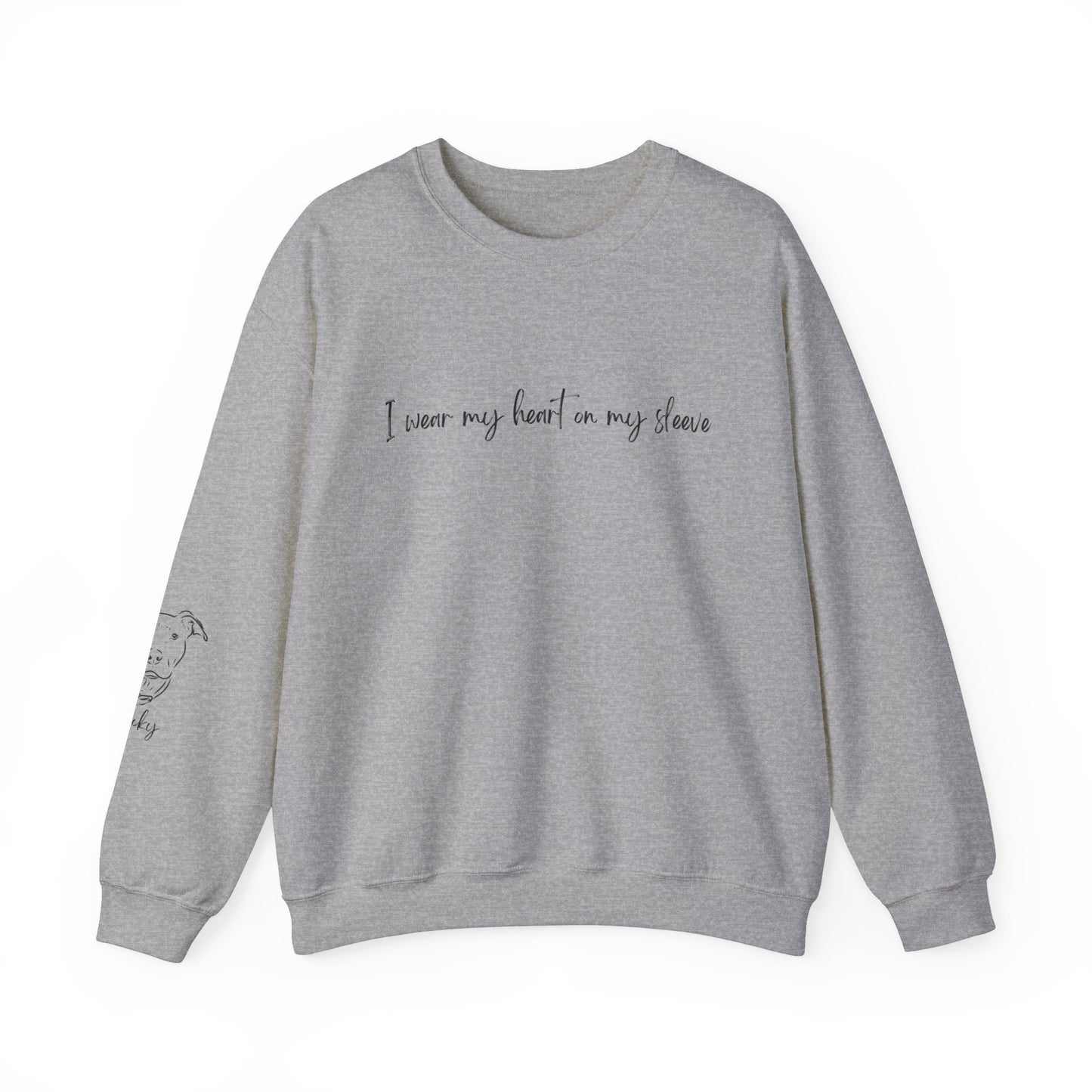 Pit Bull personalized Crewneck Sweatshirt