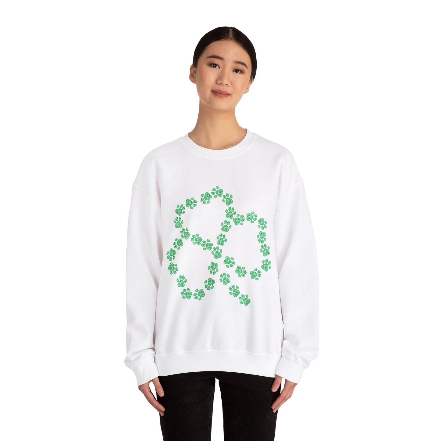 Paw Shamrock Crewneck Sweatshirt