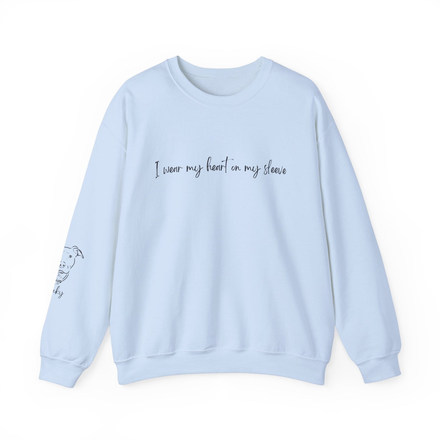 Pit Bull personalized Crewneck Sweatshirt