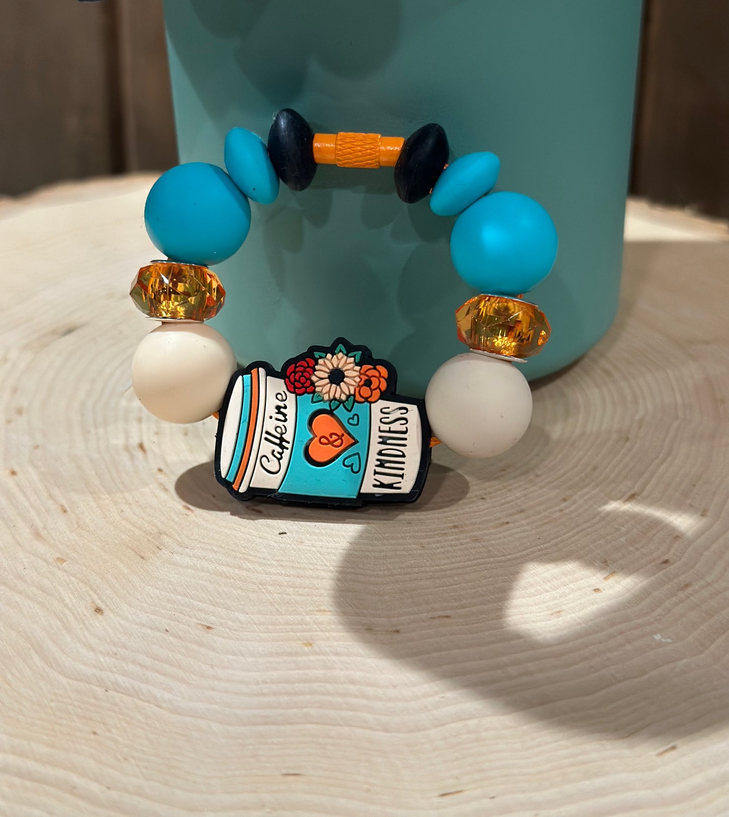 Drink Cup Charm Caffeine & Kindness