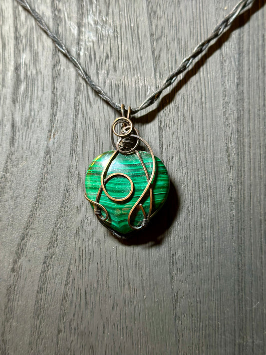Malachite pendant